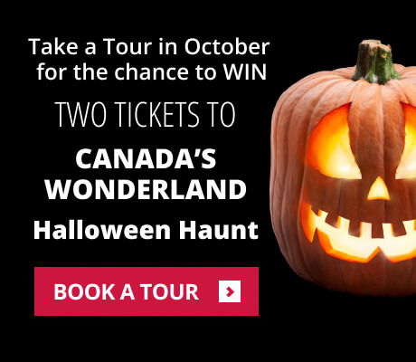 Take a Tour in October for the chance to win two tickets to Canada's Wonderland Halloween Haunt.