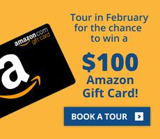Tour Parkside in February for a chance to win a $100 amazon gift card.