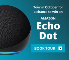 Tour in October for the chance to Amazon Echo Dot