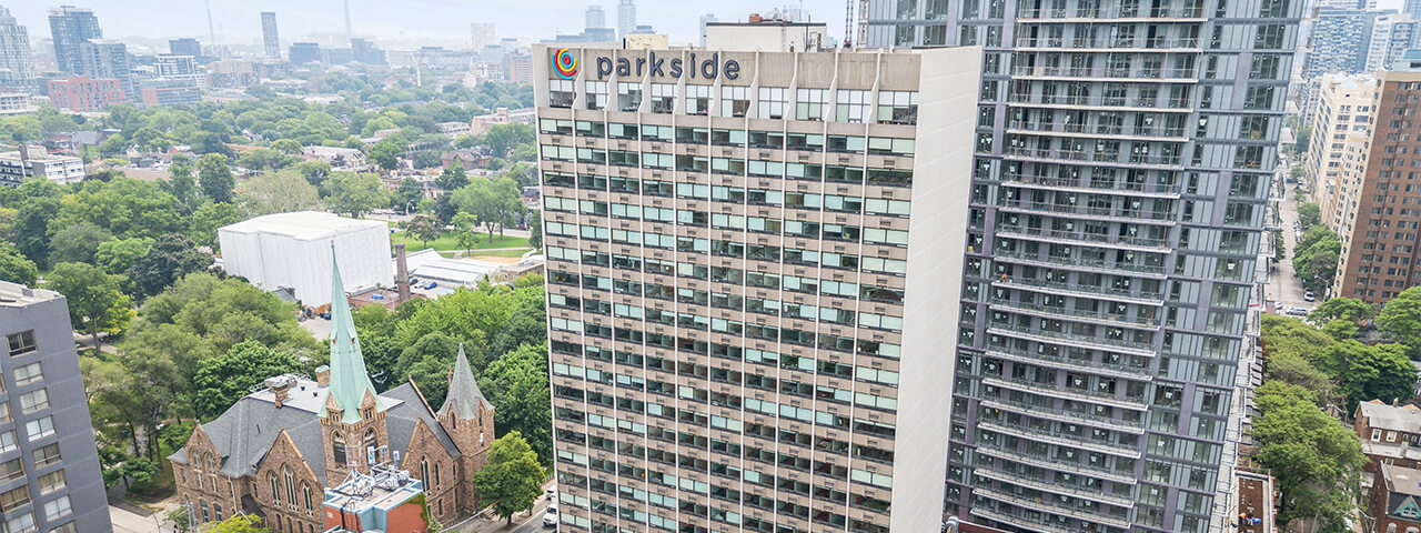 Parkside Student Residence street view.