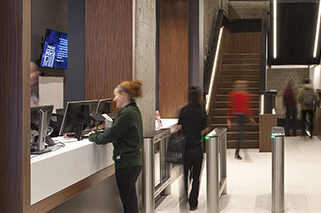 Shared space including pool and ping pong tables at Campus1 MTLCampus 1 MTL Lounge